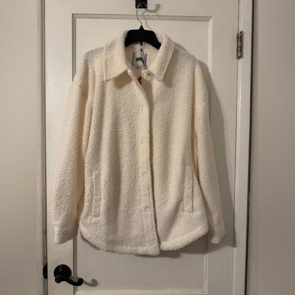Yitty/Fabletics Teddy Shacket Sz Large - Picture 7 of 11
